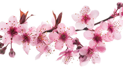 Naklejka premium Pink blossom of a tree