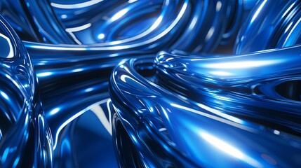 Abstract futuristic background in concept of cobalt