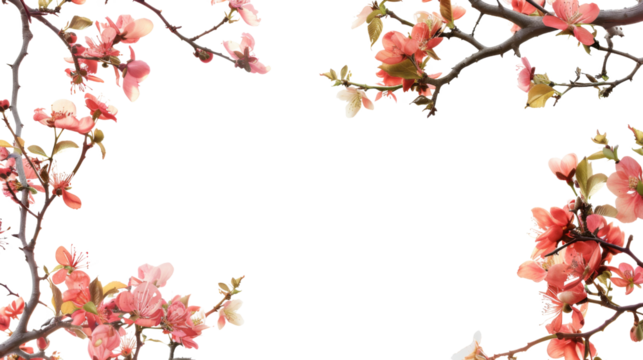 Pink blossom of a tree