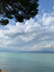 clouds over the sea, lace, lago maggiore