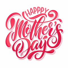 Obraz premium Mothers Day Vector Illustration,Mom Life T Shirt,Mother Home Decor Hand Drawn Phrase,Happy Mothers Day Typography T Shirt Quotes Vector Bundle,Cut File Cricut,Silhouette,calligraphy,png 