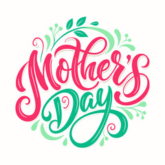 Obraz premium Mothers Day Vector Illustration,Mom Life T Shirt,Mother Home Decor Hand Drawn Phrase,Happy Mothers Day Typography T Shirt Quotes Vector Bundle,Cut File Cricut,Silhouette,calligraphy,png