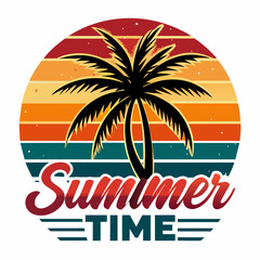 Naklejka premium summer time Vector Illustration,summer time T Shirt,summer Home Decor Hand Drawn Phrase,summer time Typography T Shirt Quotes Vector Bundle,Cut File Cricut,Silhouette,calligraphy,png