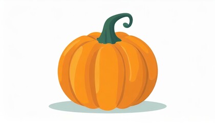 かぼちゃ　イラスト　白背景