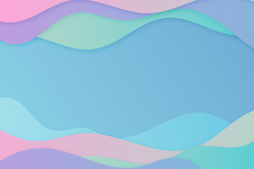 modern background with curves and gradients, minimalist pastel colors