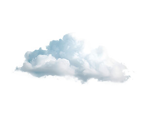 A cloud isolated on transparent background