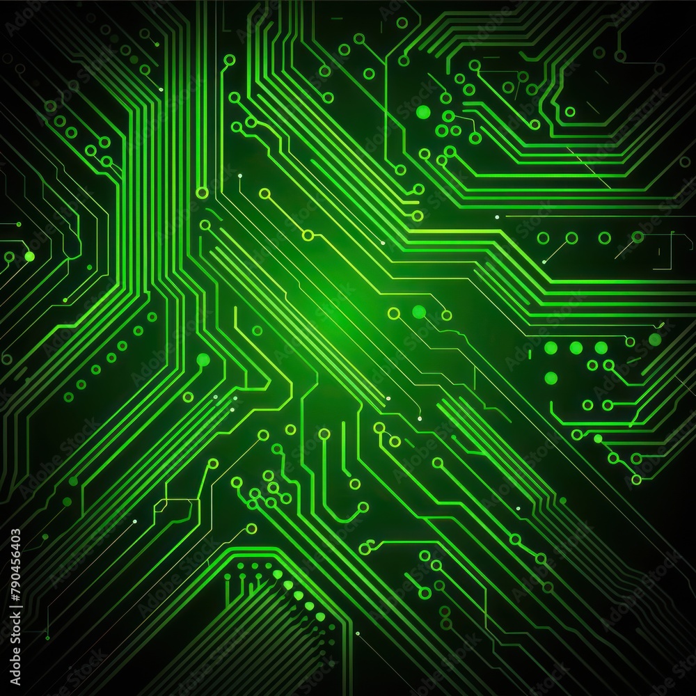 Poster abstract concept vector background scifi pcb trace data transfer design vector illustration