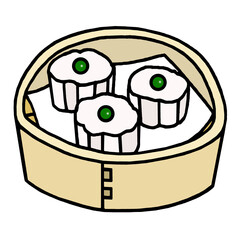 シューマイ　イラスト