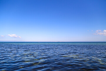 Fototapeta premium blue sky and sea