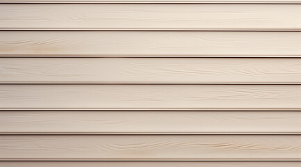 Photo of beige vinyl siding texture, closeup view against a flat background. The texture resembles the appearance of vinyl siding in the style of a closeup photograph with a plain backdrop