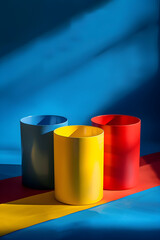 Showcasing the Primary Colors: The Core of All Colors - Vibrant Red, Blue, and Yellow