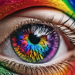 Rainbow Vision Exploring the Kaleidoscope of Multicolor Eyes