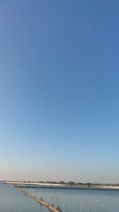 Malabon dike on a hot April summer morning