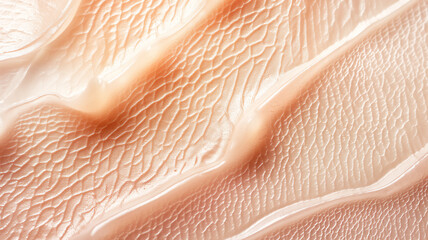 Macro texture of human skin with lines and pores, hinting at dermatology and skincare. - obrazy, fototapety, plakaty
