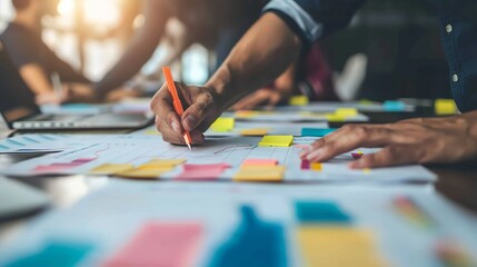 Obraz premium The concept of International Project Management Day. Global business collaboration. Happy coworker. International business. Globalisation global business concept