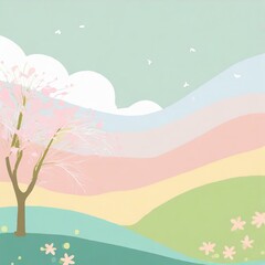 Fototapeta na wymiar Abstract spring color pastel Wallpaper