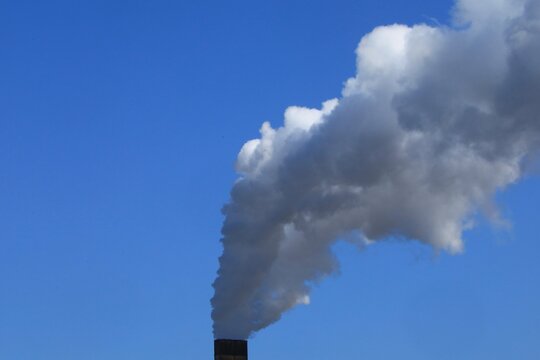 Heavy pollutants entering the atmosphere