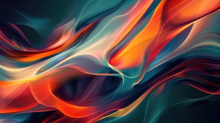 Fotobehang Abstract Fluidity Dynamic Wallpaper Texture © Thanos