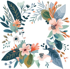 Set of watercolor floral arrangements of brown and peach roses and leaves. Botanic decoration illustration for wedding card, fabric