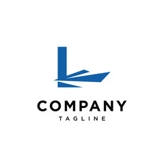 Letter L Ship Logo icon vector templae eps