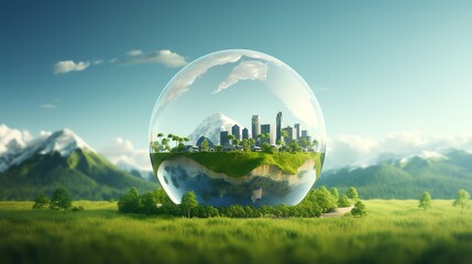 Design an ecofriendly product or solution that addresses a specific environmental issue, such as renewable energy technology, waste reduction strategies, or sustainable agriculture practices