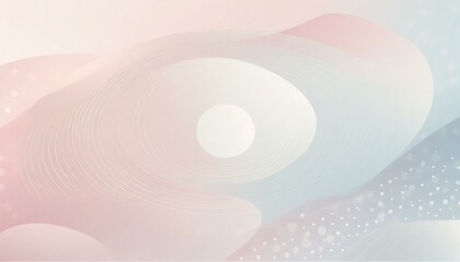 Abstract pattern with Circle in Soft gradient pastel background in sweet color