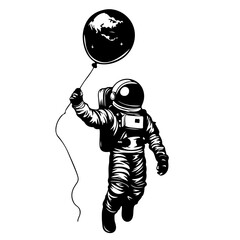 Astronaut With Balloon