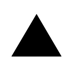 isosceles triangle - obrazy, fototapety, plakaty