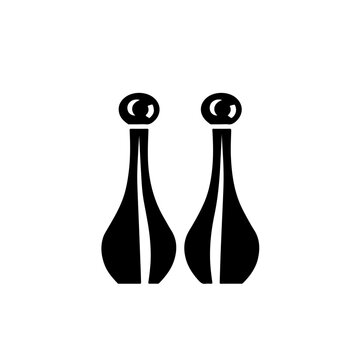 black earrings simple design clip art preview