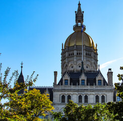 Architectural details of the capitol building