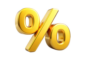 gold percent symbol