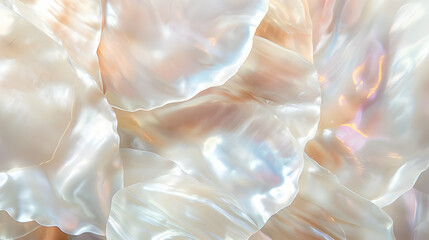 background for banner, background of white mother-of-pearl shells