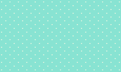 Vector White Love Pattern On Blue Background For Wrapping Paper, Wallpaper, Wall