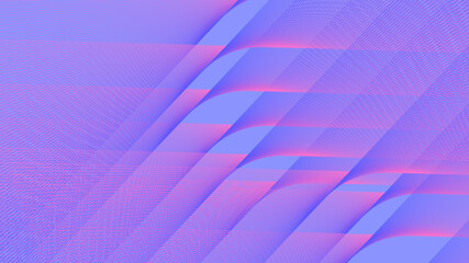 Abstract pink & blue lines pattern on background.