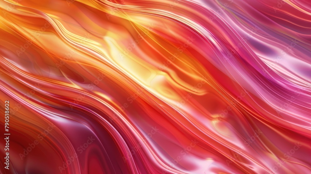 Poster abstract wavy background created by computer