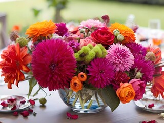 bouquet of chrysanthemums