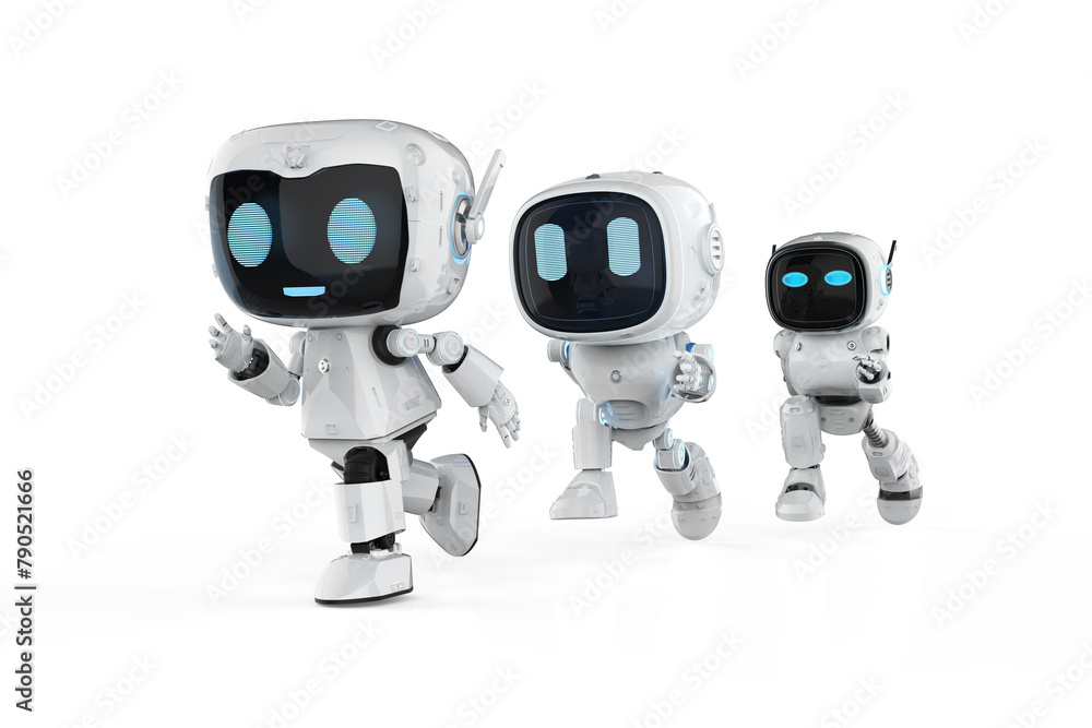 Poster personal assistant ai robots run in competition