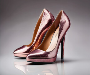 women's high heel footwear From glittering stilettos to bold platform pumps