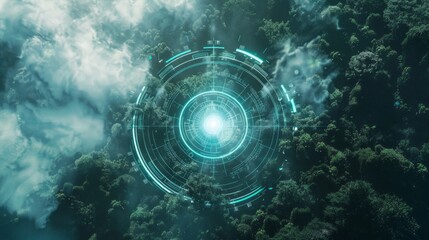 the concept of world UFO day background, wallpaper