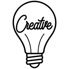 Light bulb logo vector illustration, bulb logo icon vector