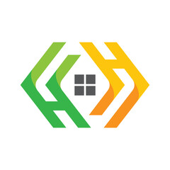 simple and elegant housing logo design