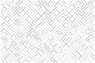 vector illustration of gray maze pattern background