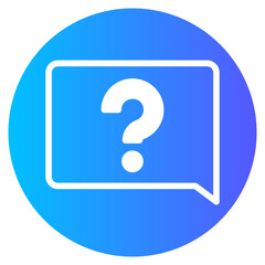 chat gradient icon