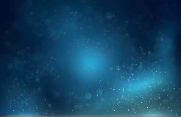 Obraz premium Blue Christmas abstract sparkles