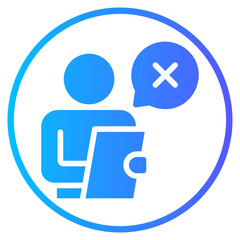 Surveyor gradient icon