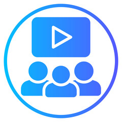 viewer gradient icon