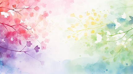 soft spring watercolor texture background