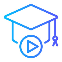 lesson gradient icon