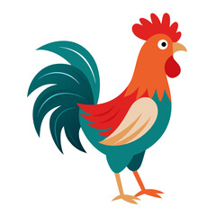 Rooster vector illustration