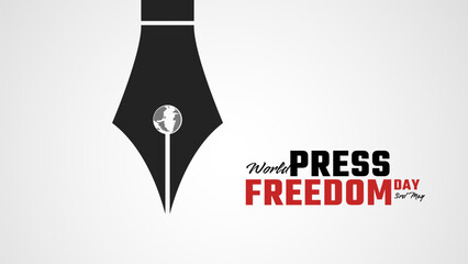 World Press Freedom Day Social Media Post. World Press Freedom Day or World Press Day To Raise Awareness of The Importance of Freedom of The Press.